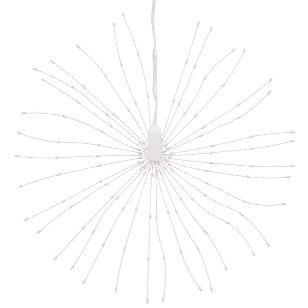 Julbelysning 4 st 140 LED blå 17 cm