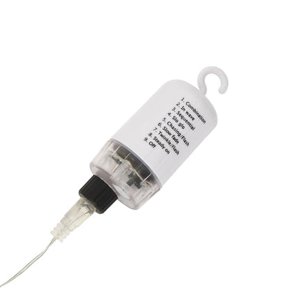 Julbelysning 4 st 140 LED blå 17 cm