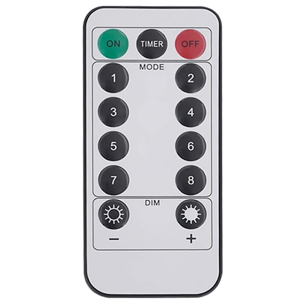 Julbelysning 140 LED flerfärgad 17 cm