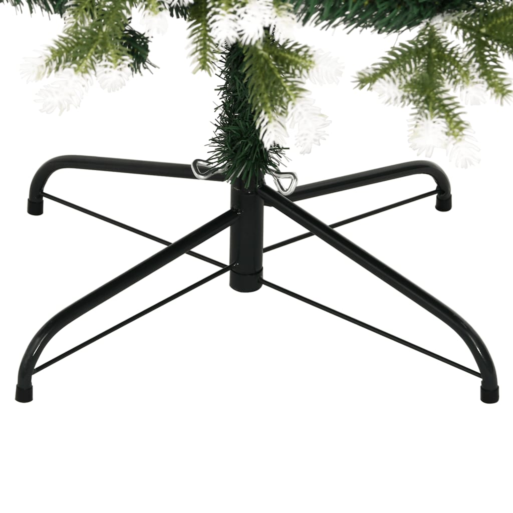 Plastgran med snö gångjärn 120 cm