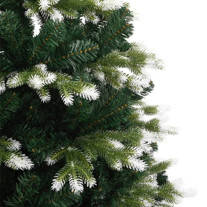 Plastgran med snö gångjärn 210 cm