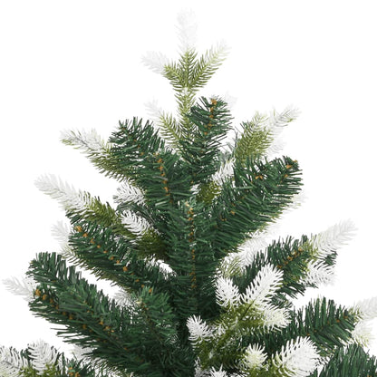 Plastgran med snö gångjärn 210 cm