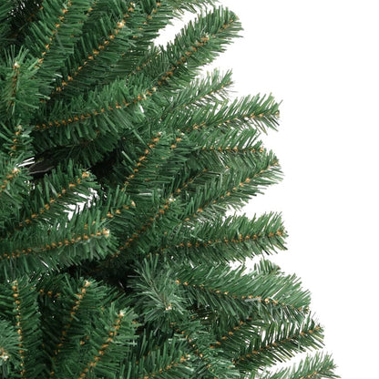 Plastgran med stativ gångjärn grön 240 cm