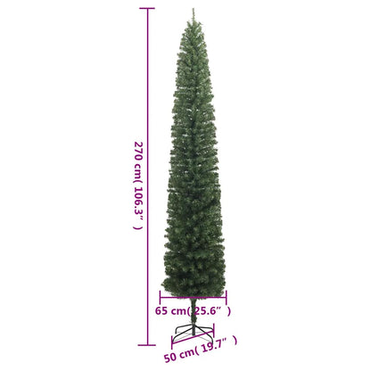 Smal plastgran med stativ 270 cm PVC