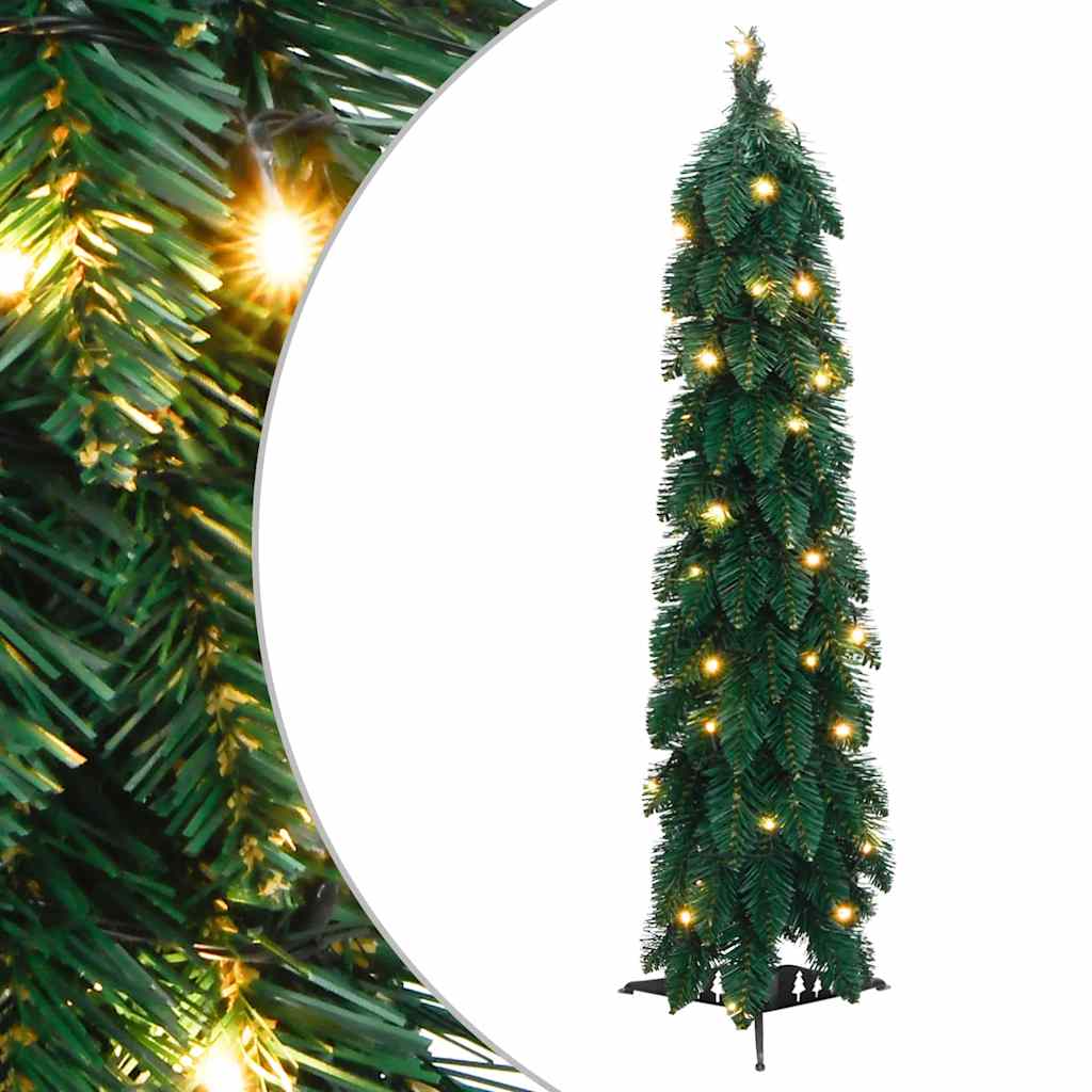 Belyst plastgran med 45 LEDs 90 cm