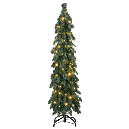 Belyst plastgran med 60 LEDs 120 cm