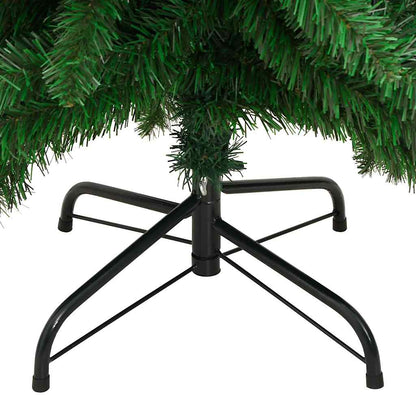 Belyst plastgran med 130 LEDs 210 cm
