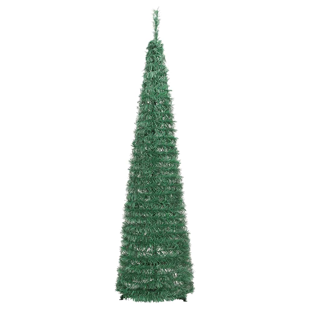 Plastgran pop-up 50 LED grön 120 cm