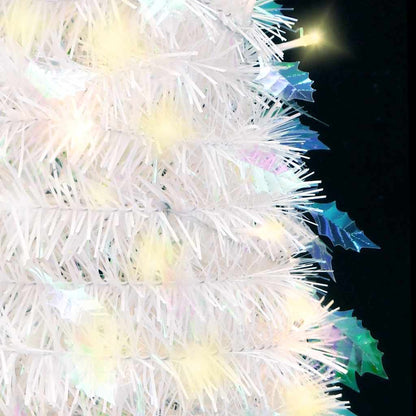 Plastgran pop-up 50 LED vit 120 cm