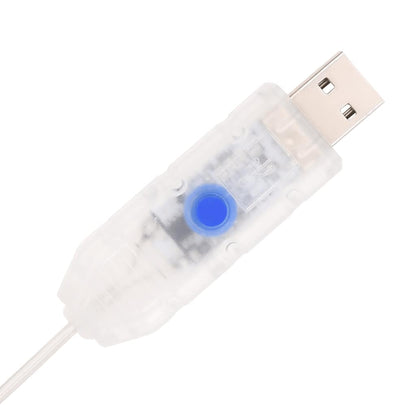 Plastgran pop-up med snö 100 LED 150 cm