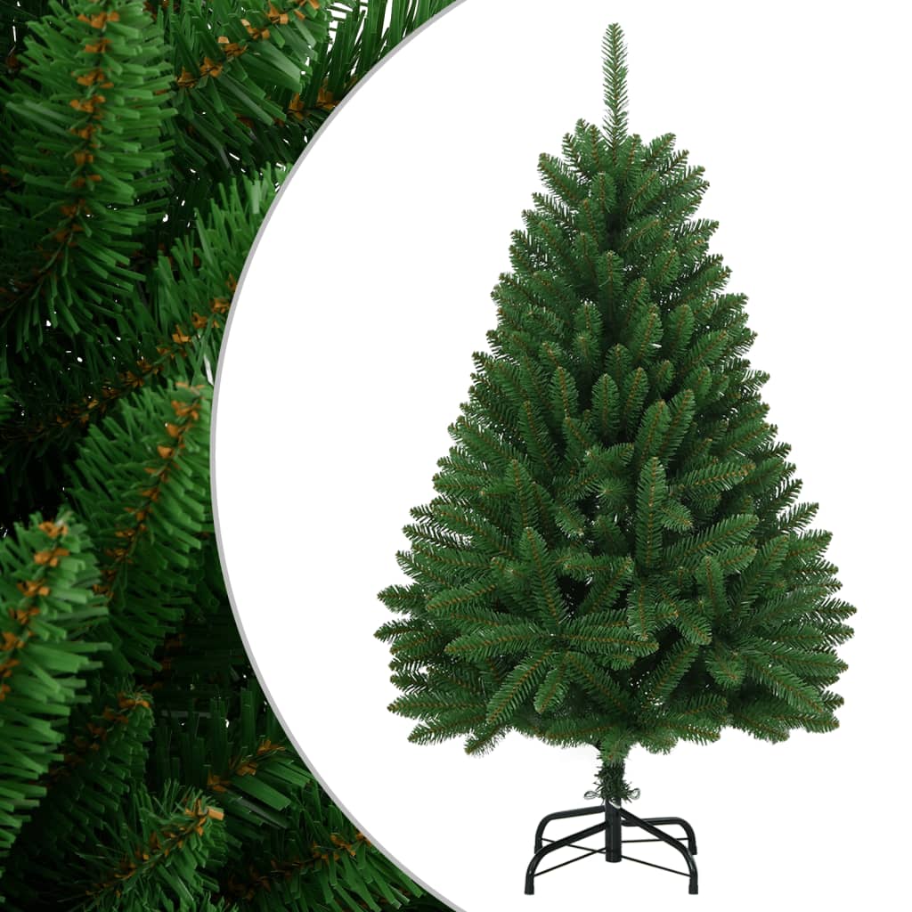 Plastgran med stativ gångjärn grön 150 cm