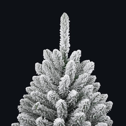 Plastgran med snö gångjärn 150 cm