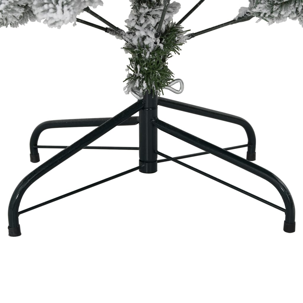 Plastgran med snö gångjärn 150 cm