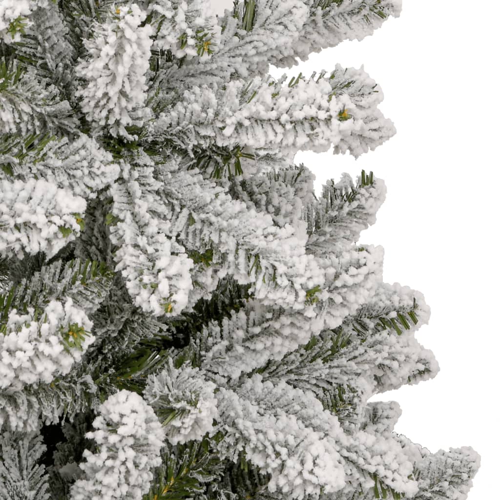 Plastgran med snö gångjärn 210 cm