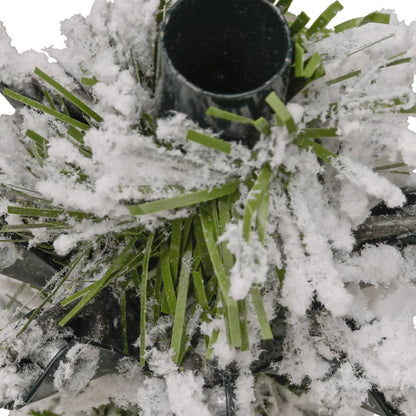 Plastgran med snö gångjärn 210 cm