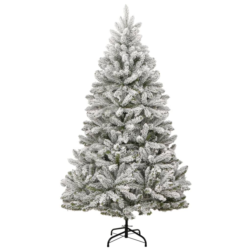 Plastgran med snö gångjärn 240 cm