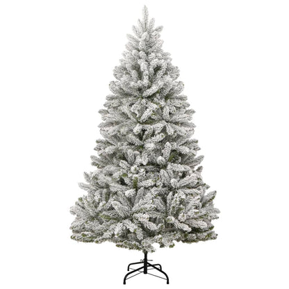 Plastgran med snö gångjärn 240 cm