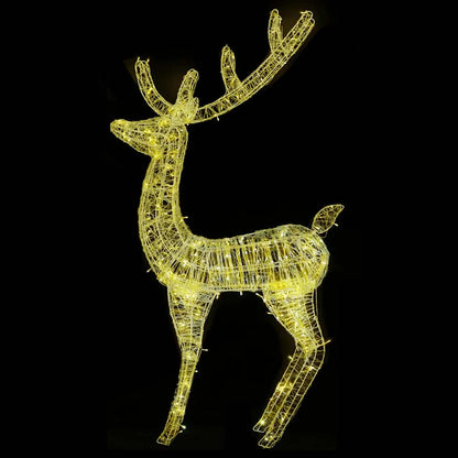 Julren 3 st akryl 250 LED 180 cm varmvit