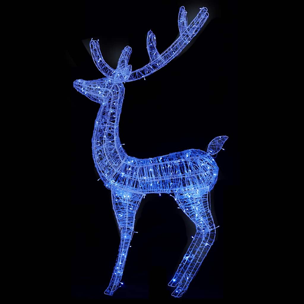 Julren 3 st akryl 250 LED 180 cm blå
