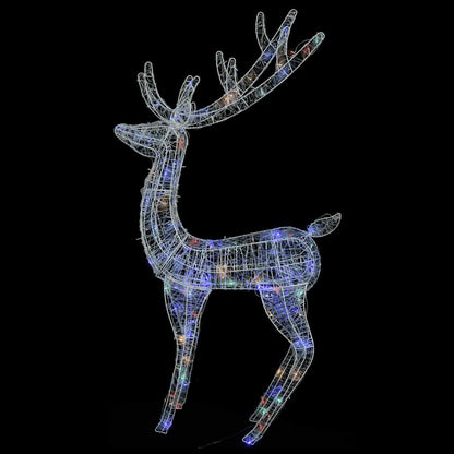 Julren 2 st akryl 250 LED 180 cm flerfärgad