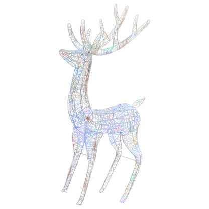 Julren 3 st akryl 250 LED 180 cm flerfärgad