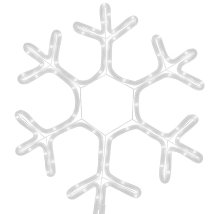 Snöflinga ljusslinga med LED 3 st varmvit 38x37 cm