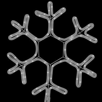 Snöflinga ljusslinga med LED 3 st varmvit 38x37 cm