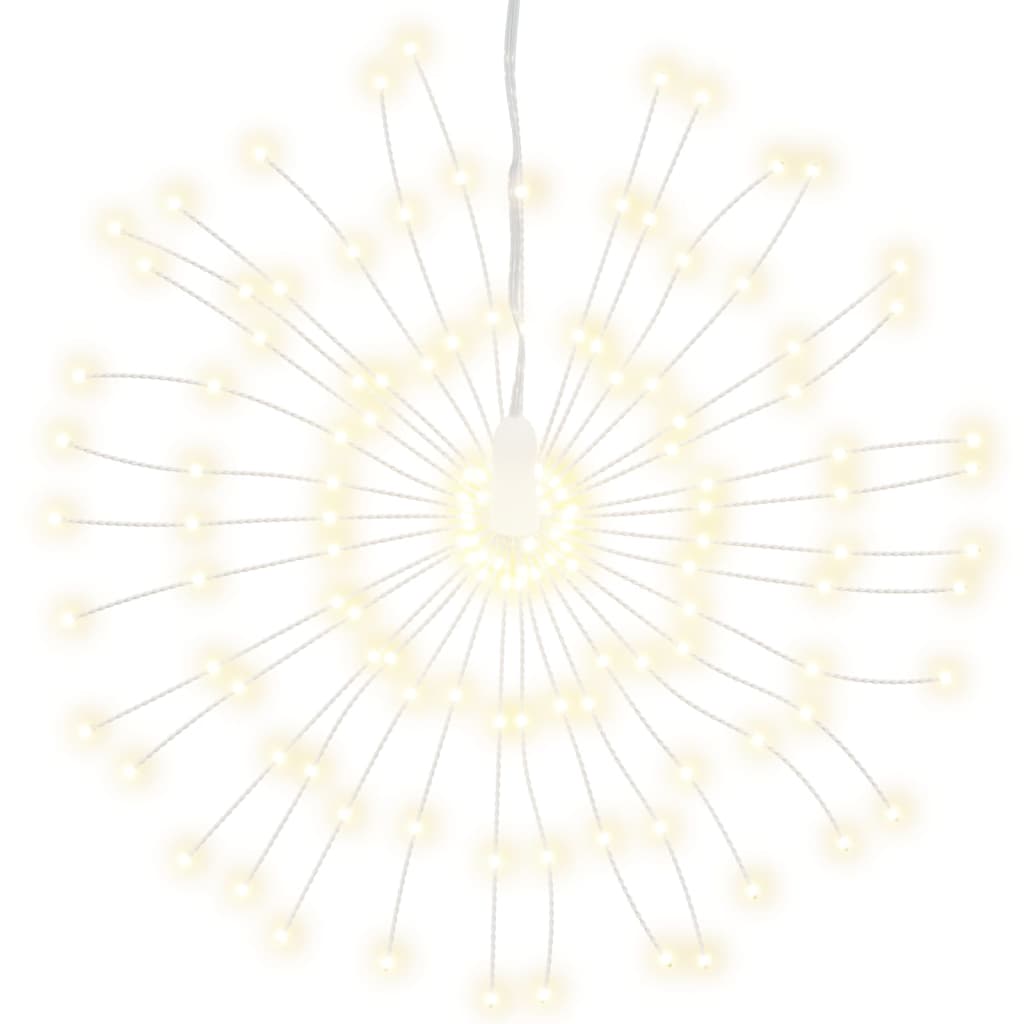Julbelysning 8 st 140 LED varmvit 17 cm