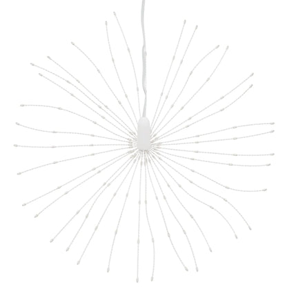 Julbelysning 2 st 140 LED kallvit 17 cm