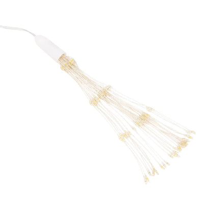 Julbelysning 2 st 140 LED kallvit 17 cm