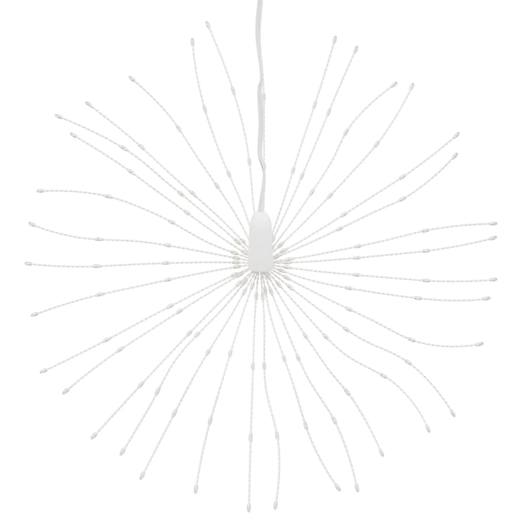 Julbelysning 2 st 140 LED blå 17 cm