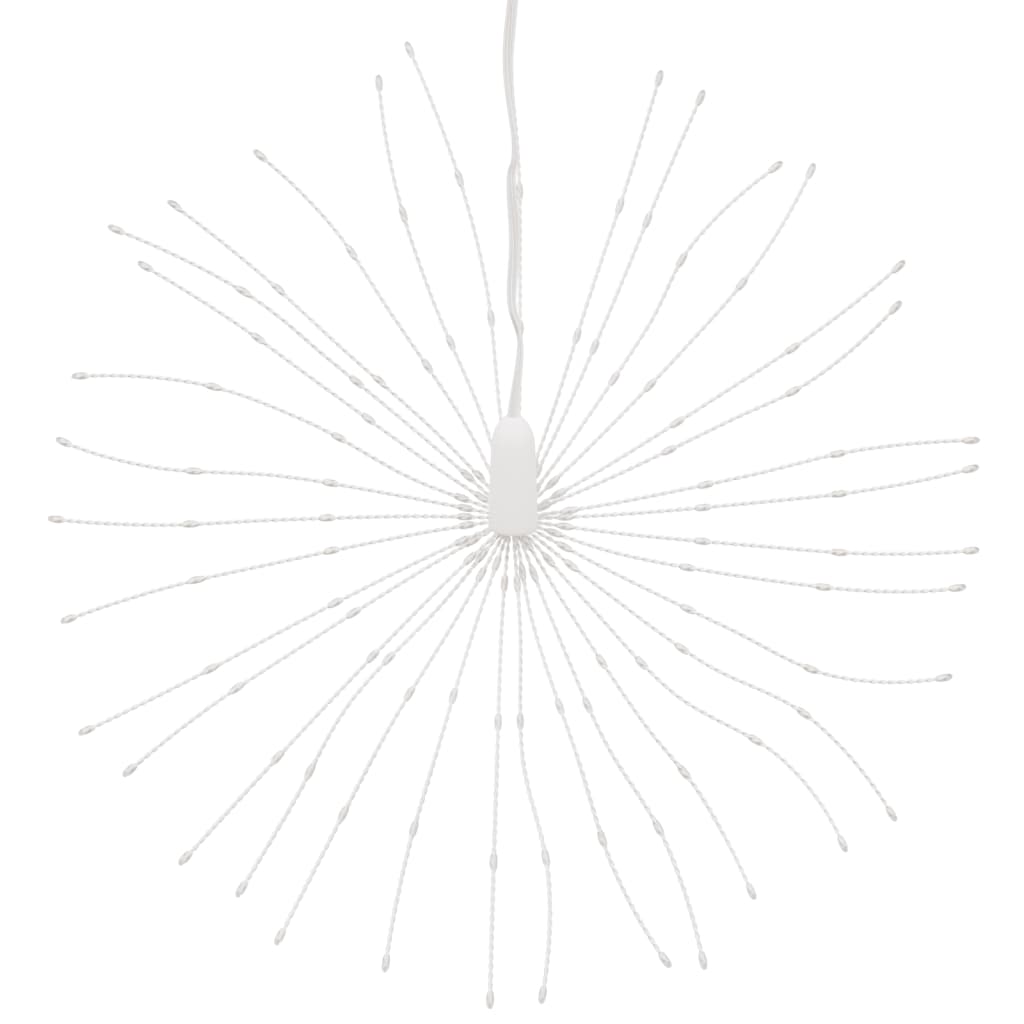 Julbelysning 8 st 140 LED blå 17 cm
