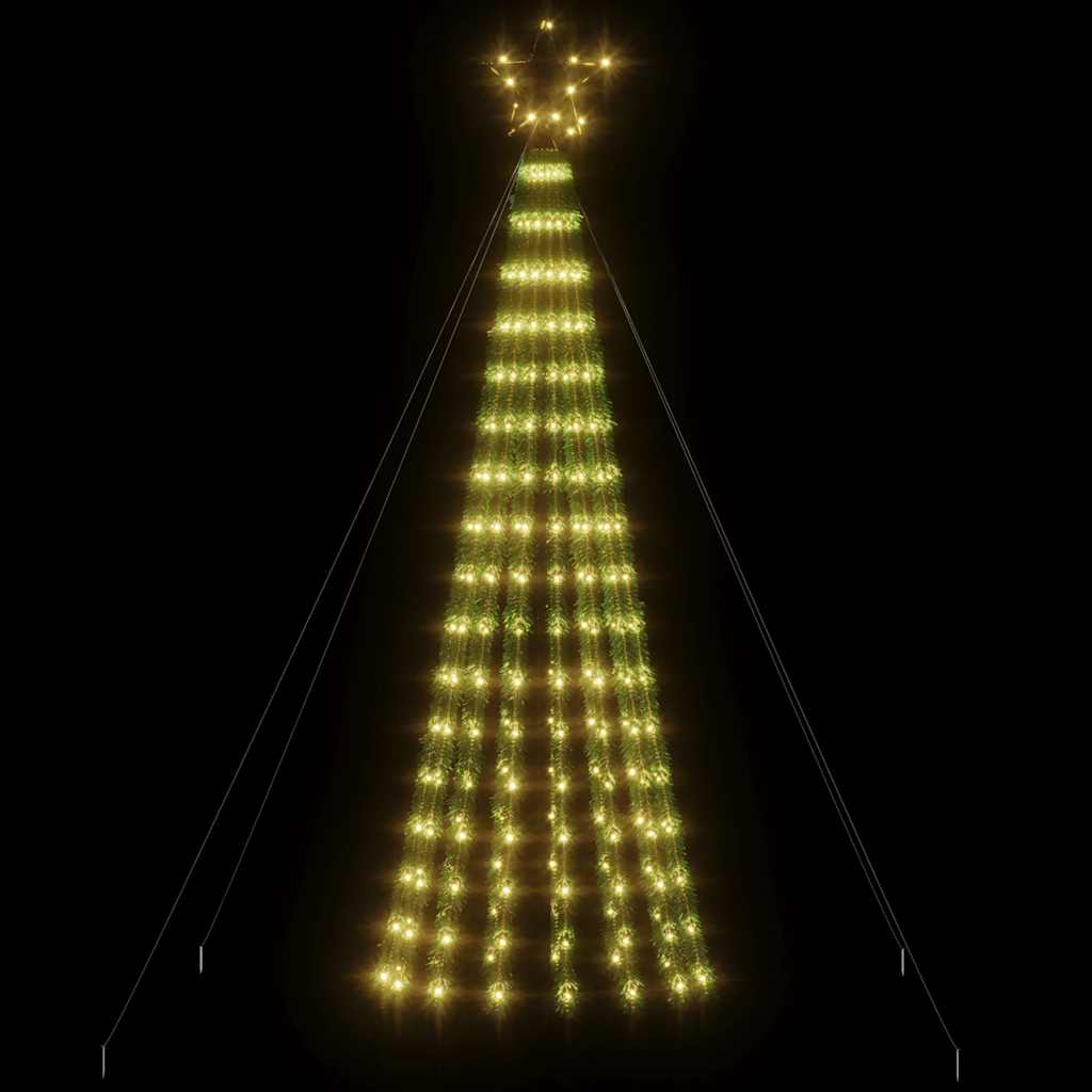 LED julgran 339 LEDs varmvit 180 cm