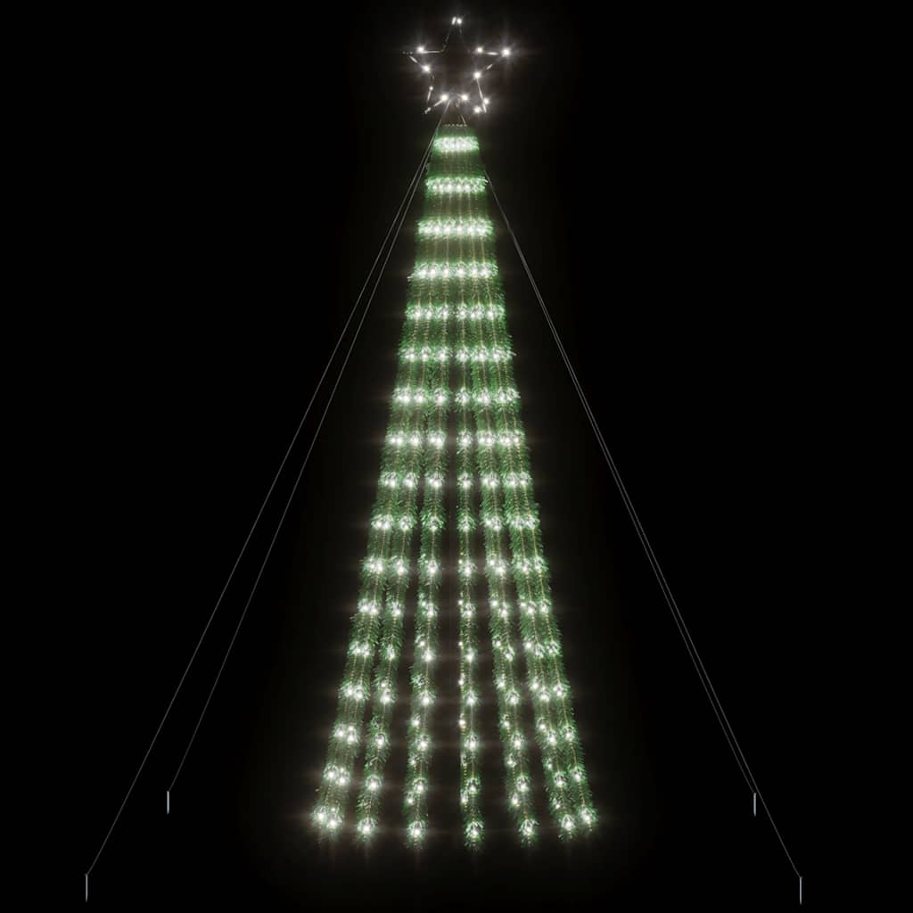 LED julgran 339 LEDs kallvit 180 cm