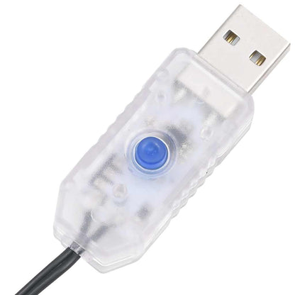 LED julgran 339 LEDs kallvit 180 cm