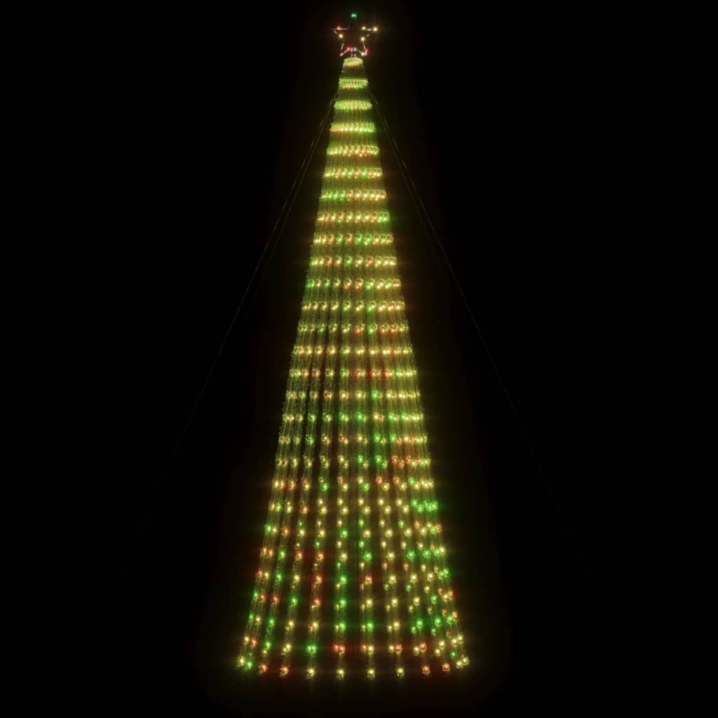 LED julgran 688 LED flerfärgad 300 cm
