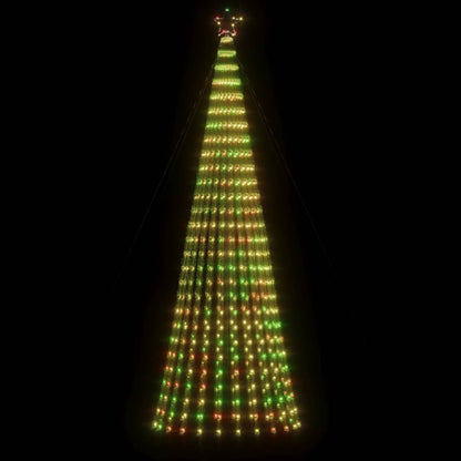 LED julgran 688 LED flerfärgad 300 cm