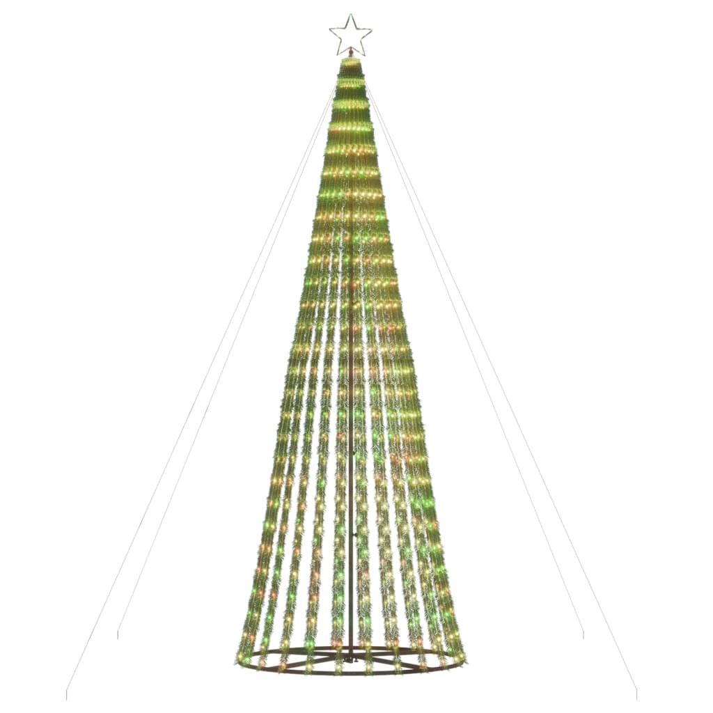 LED julgran 688 LED flerfärgad 300 cm