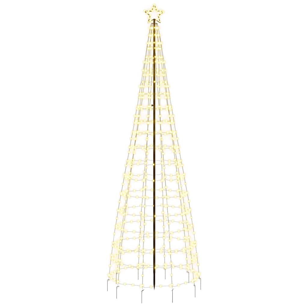 LED julgran med spikar 570 LED varmvit 300 cm