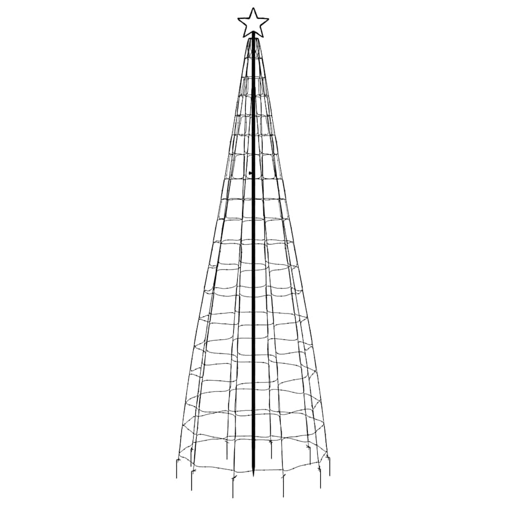 LED julgran med spikar 570 LED varmvit 300 cm
