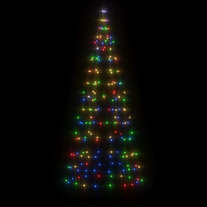 LED julgran 200 LED flerfärgad 180 cm