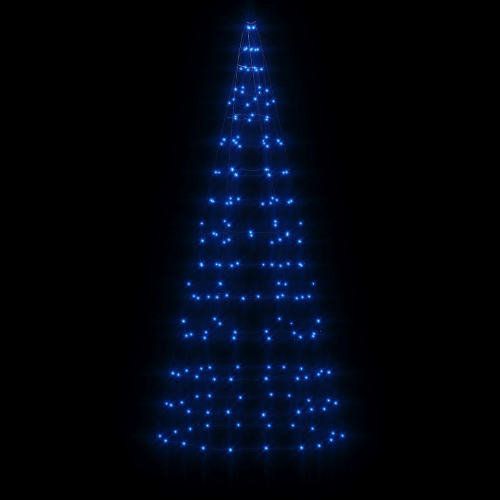 LED julgran 200 LED blå 180 cm