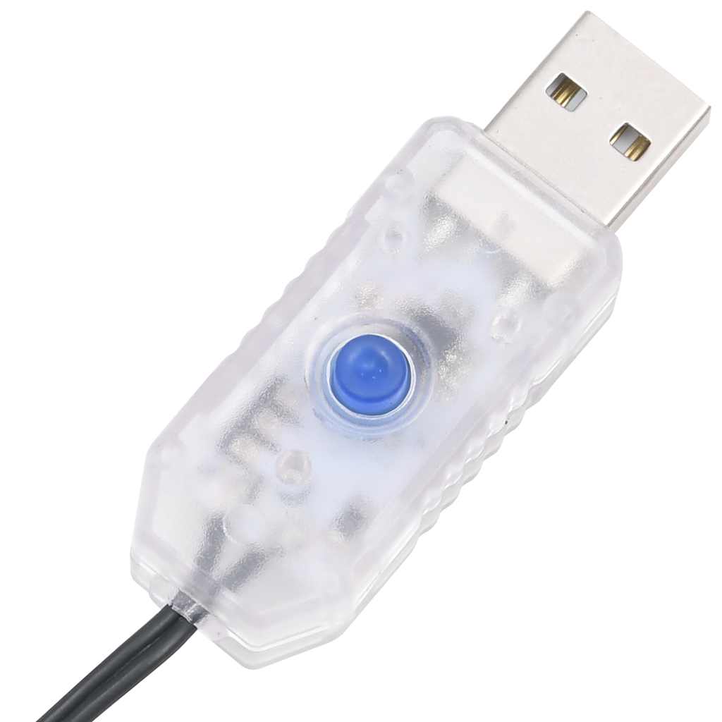 LED julgran 200 LED blå 180 cm