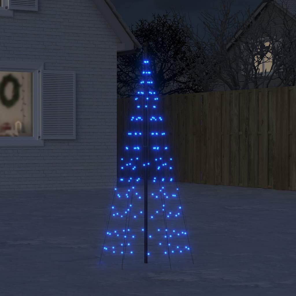 LED julgran 200 LED blå 180 cm