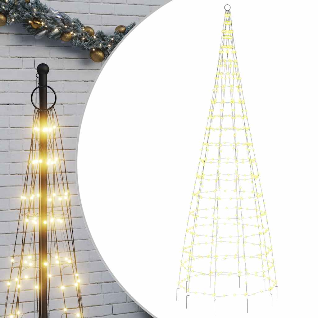 LED julgran 550 LEDs varmvit 300 cm