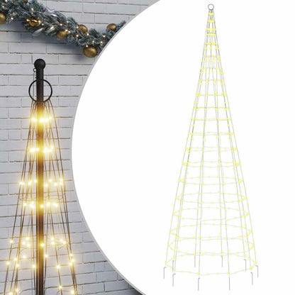 LED julgran 550 LEDs varmvit 300 cm
