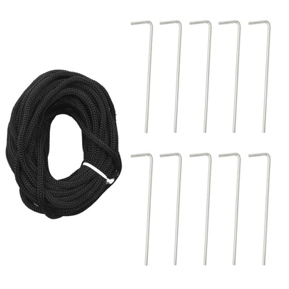 LED julgran på flaggstång 550 LED blå 300 cm