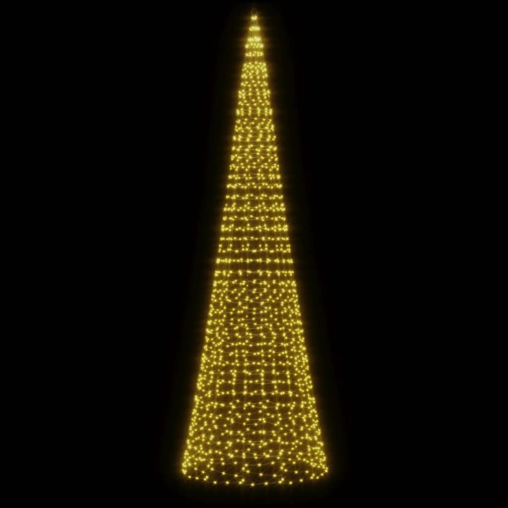 LED julgran 1534 LEDs varmvit 500 cm