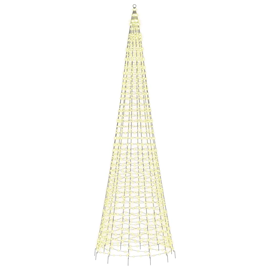 LED julgran 1534 LEDs varmvit 500 cm