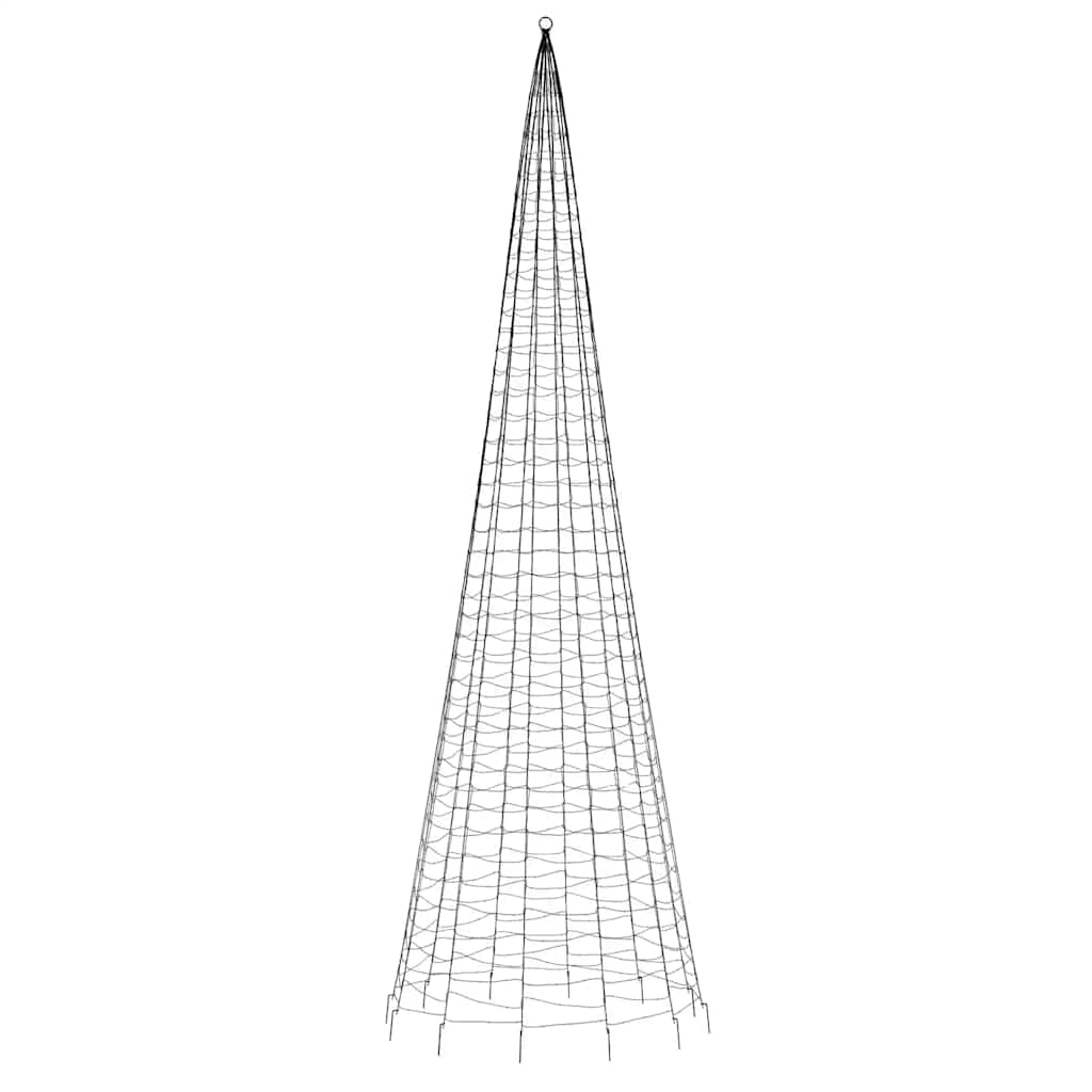LED julgran 1534 LEDs varmvit 500 cm